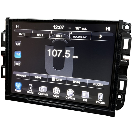 300 SRT UCONNECT 8.4 VP3 ROW RADIO DISPLAY SCREEN EXCHANGE