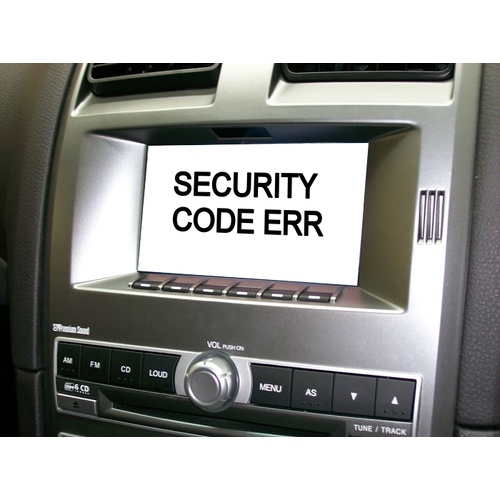 FALCON BA-BF / TERRITORY SX-SY SECURITY CODE ERROR